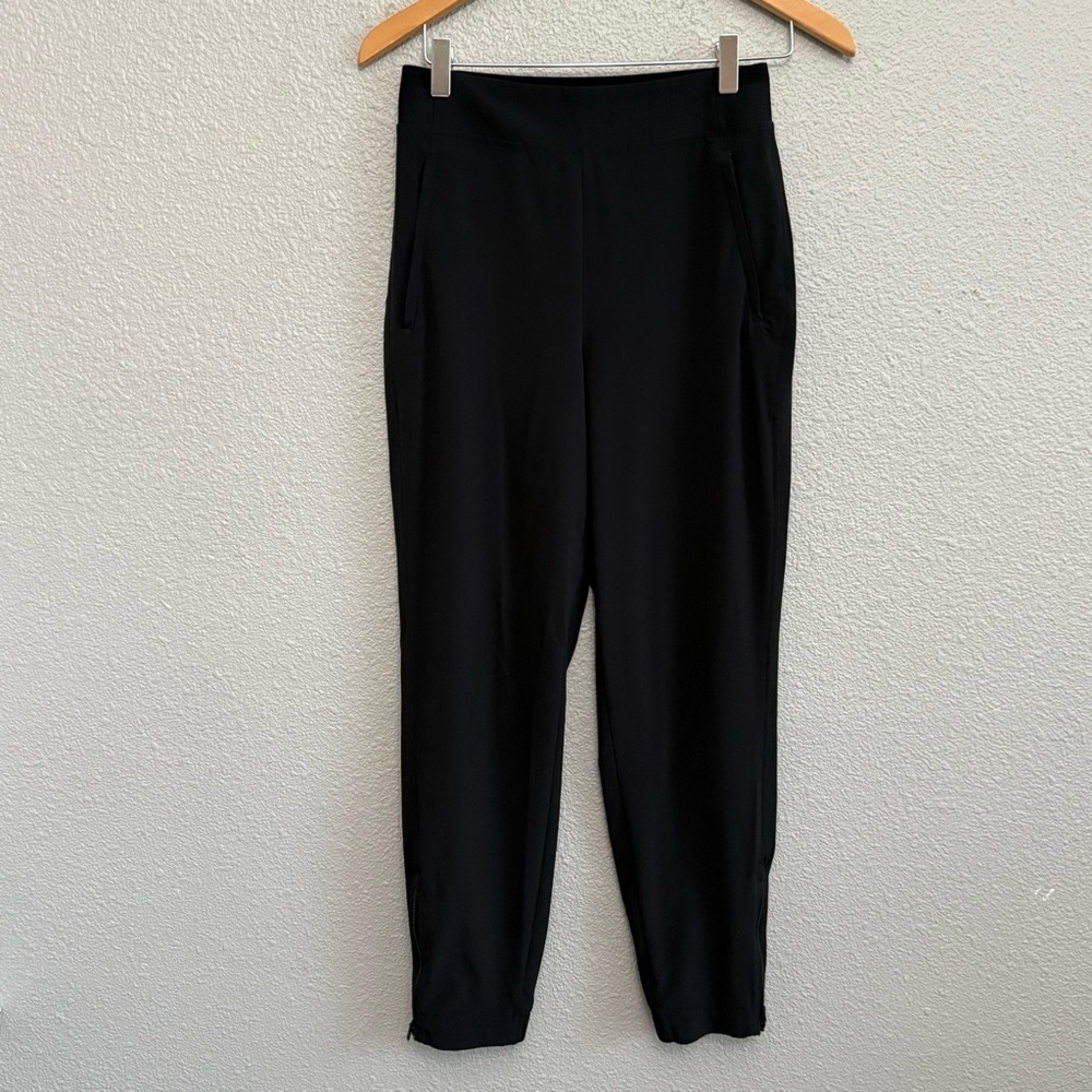 ATHLETA Semi Fitted High Rise Jogger Size 0 Zip Pockets Ankle